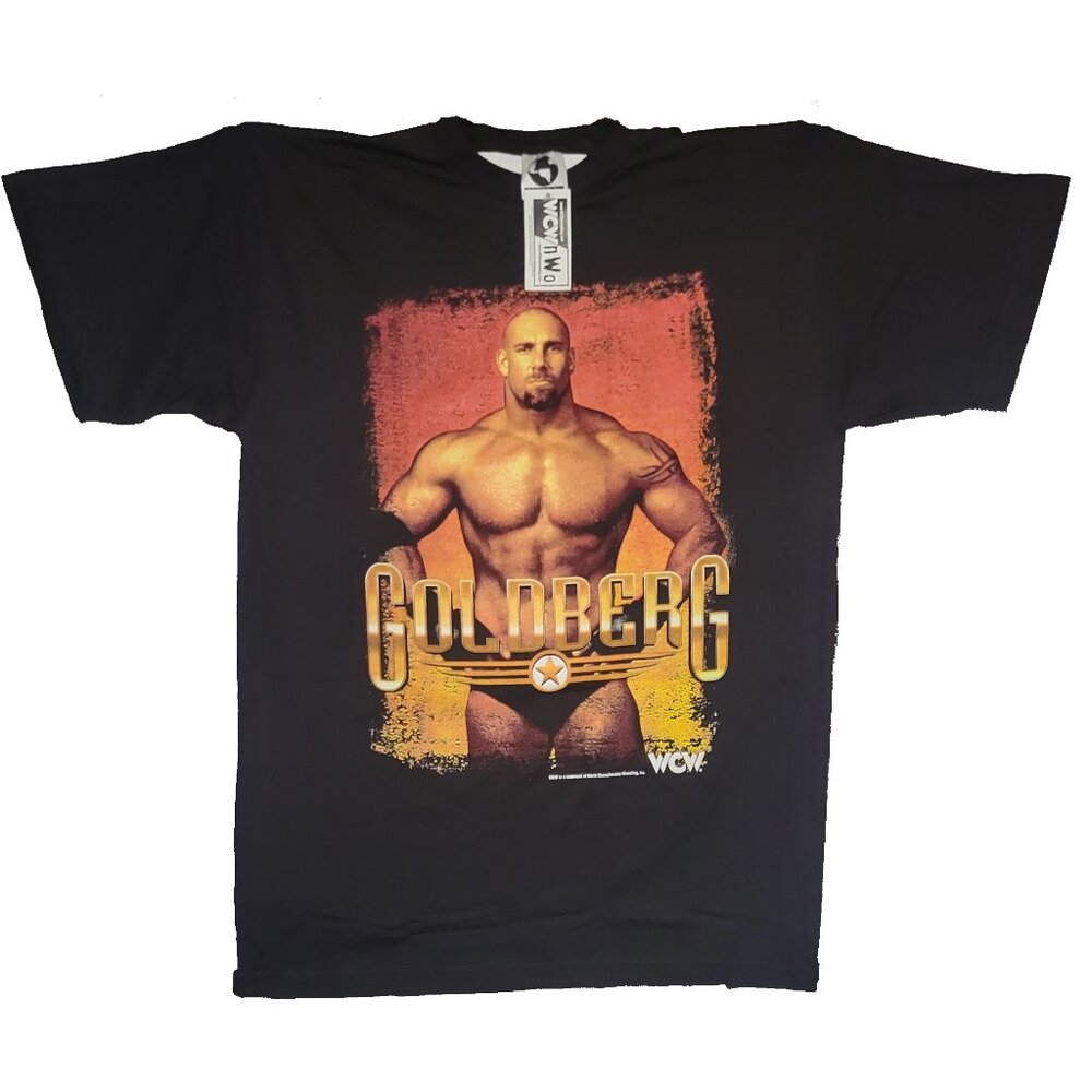 Bill Goldberg 1998 WCW NWO World Championship Wrestling t-shirt Large Vintage